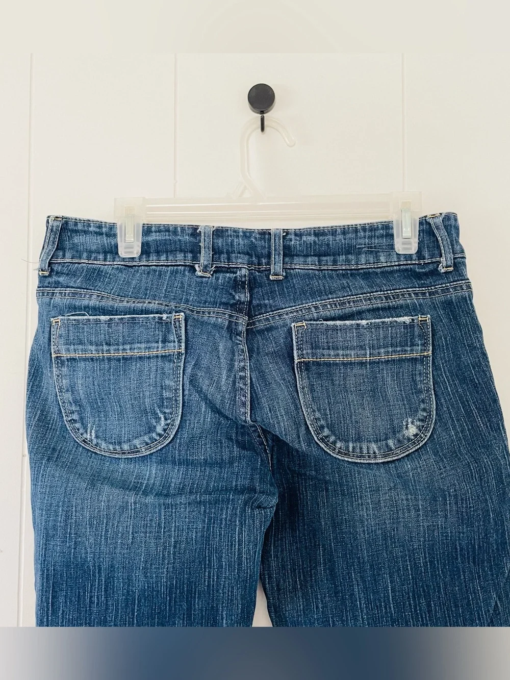 American Eagle Outfitters Dark Blue Wide Leg Jeans
